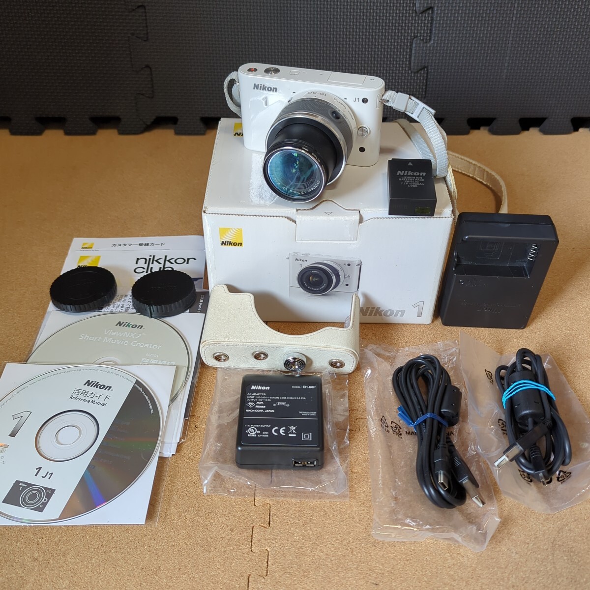 Nikon1 J1 レンズキット 動作品 ニコン ミラーレス一眼レフ デジタルカメラ 光学機器 付属品付拍卖