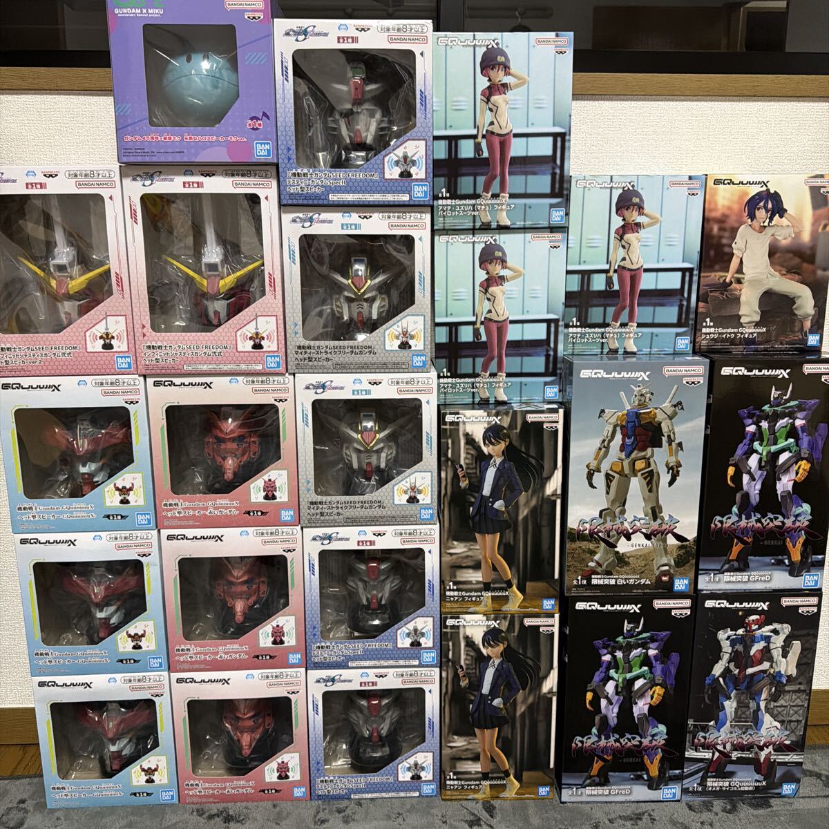 プライズ まとめ売り ガンダム ヘッド型スピーカー フィギュア ジークアクス SEED FREEDOM拍卖