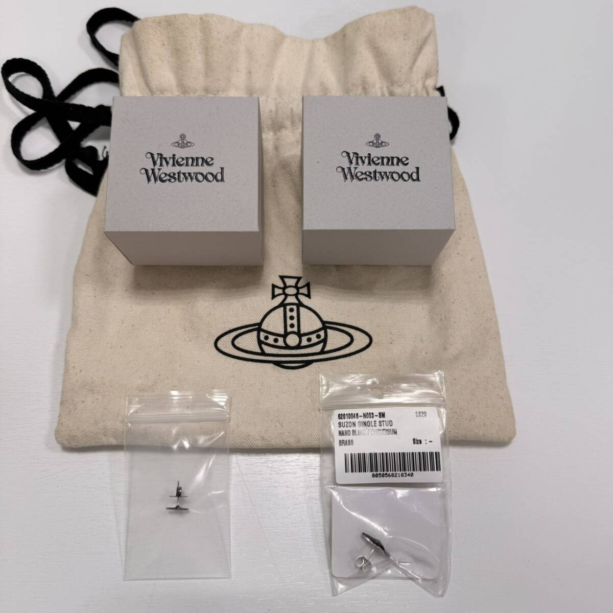 【11826】Vivienne Westwood ヴィヴィアンウエストウッド SUZON マグナス シングルピアス 2点セット拍卖