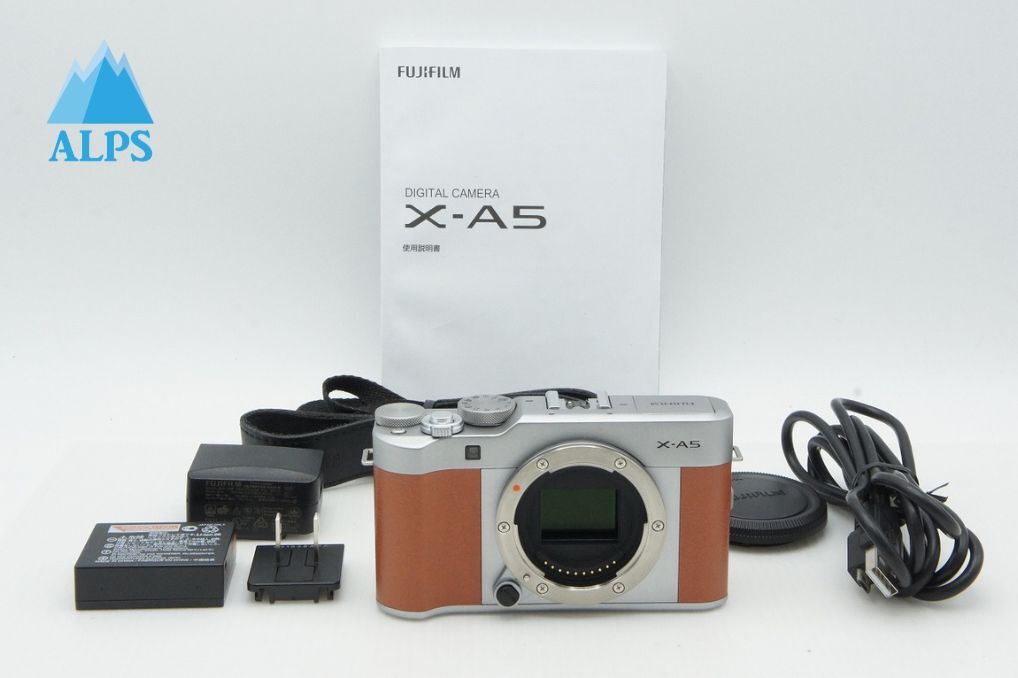 美品 FUJIFILM フジフィルム X-A5 ボディ ミラーレス一眼カメラ ブラウン 260320an【アルプスカメラ】拍卖