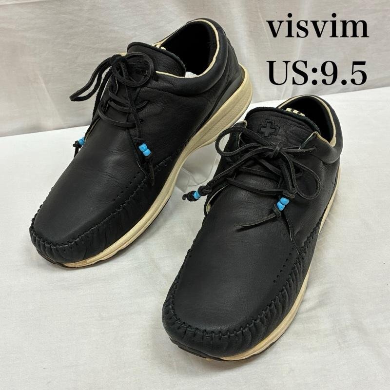 ビズビム FBT モカシン レースアップ レザー シューズ US:9.5拍卖