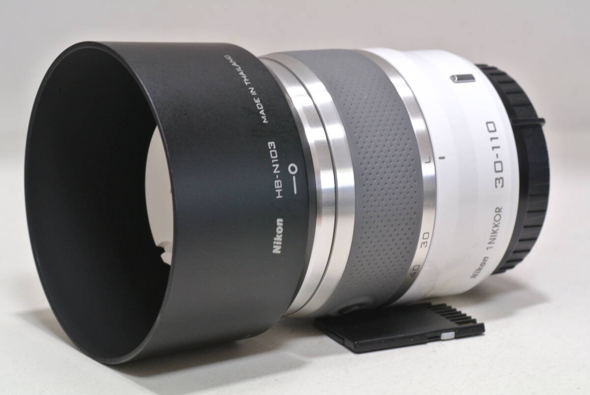 ★☆Nikon1 Nikkor 30-110mm 1:3.8-5.6 VR/White256☆★拍卖