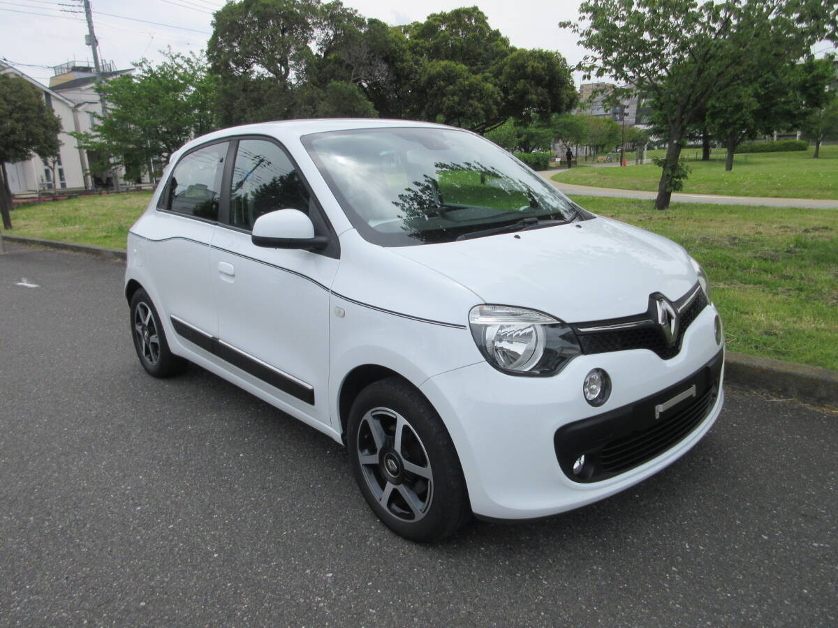 29年 ルノー トゥインゴ インテンス【予備車検付き】【実走行49.950km】★オートAC/Fフォグ/クルーズC/15インチ/社外ナビ/スペアーキー/拍卖
