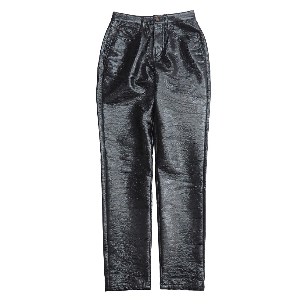 美品 SAINT LAURENT PARIS サンローランパリ スキニーパンツ サイズ24 パテント拍卖