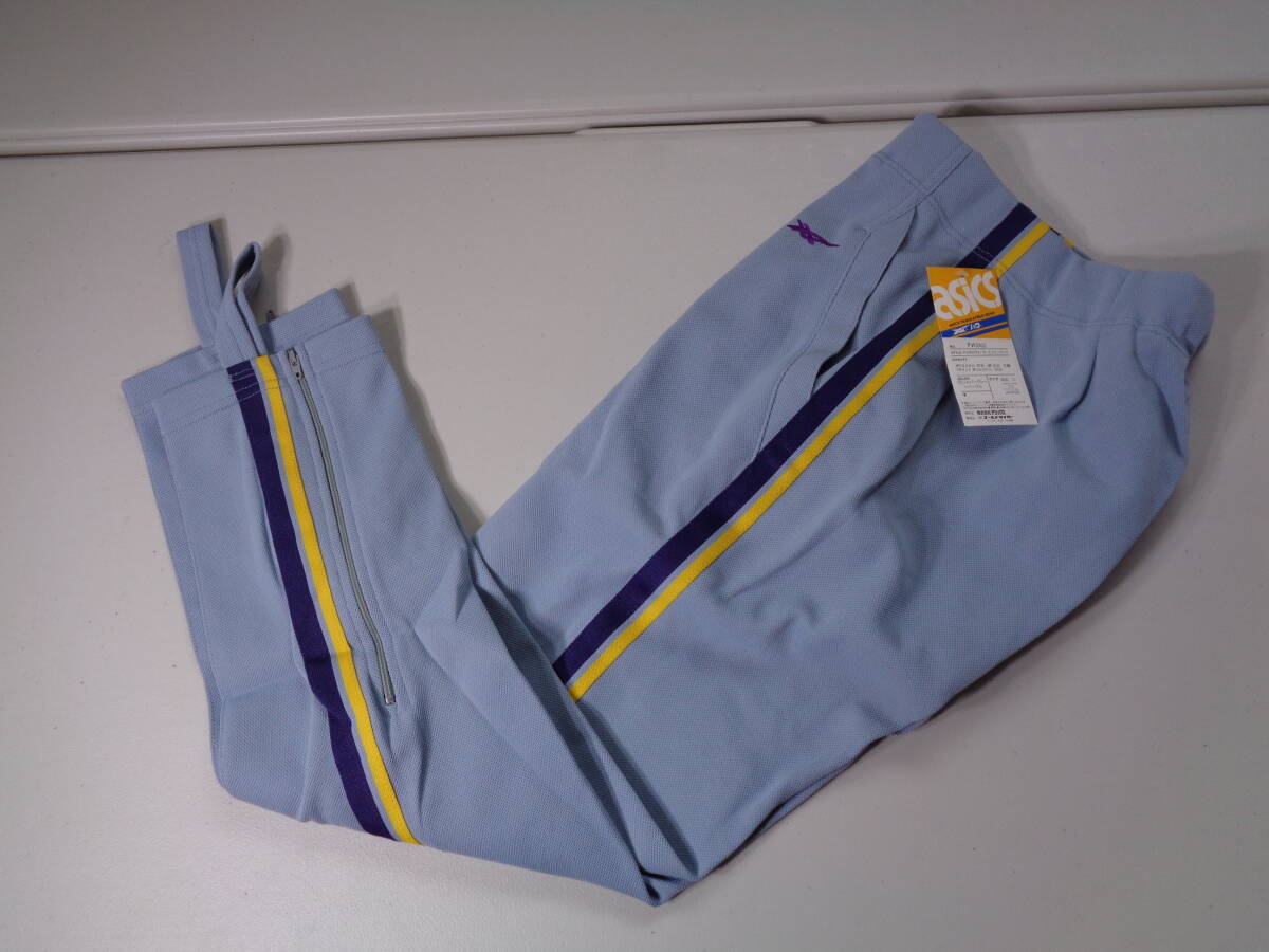 S シルバーグレー PW2422 パウ ビンテージ●昭和レトロ ●ジャージ パンツ アシックス ●保管品拍卖