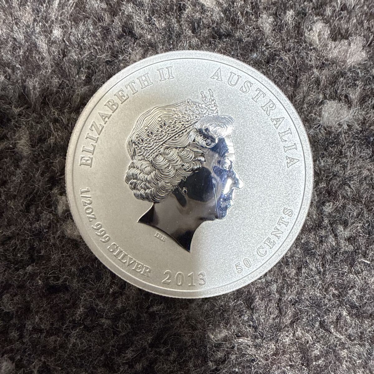 【純銀】2013年 オーストラリア 干支 蛇 銀貨 999シルバー コイン Year of the Snake拍卖