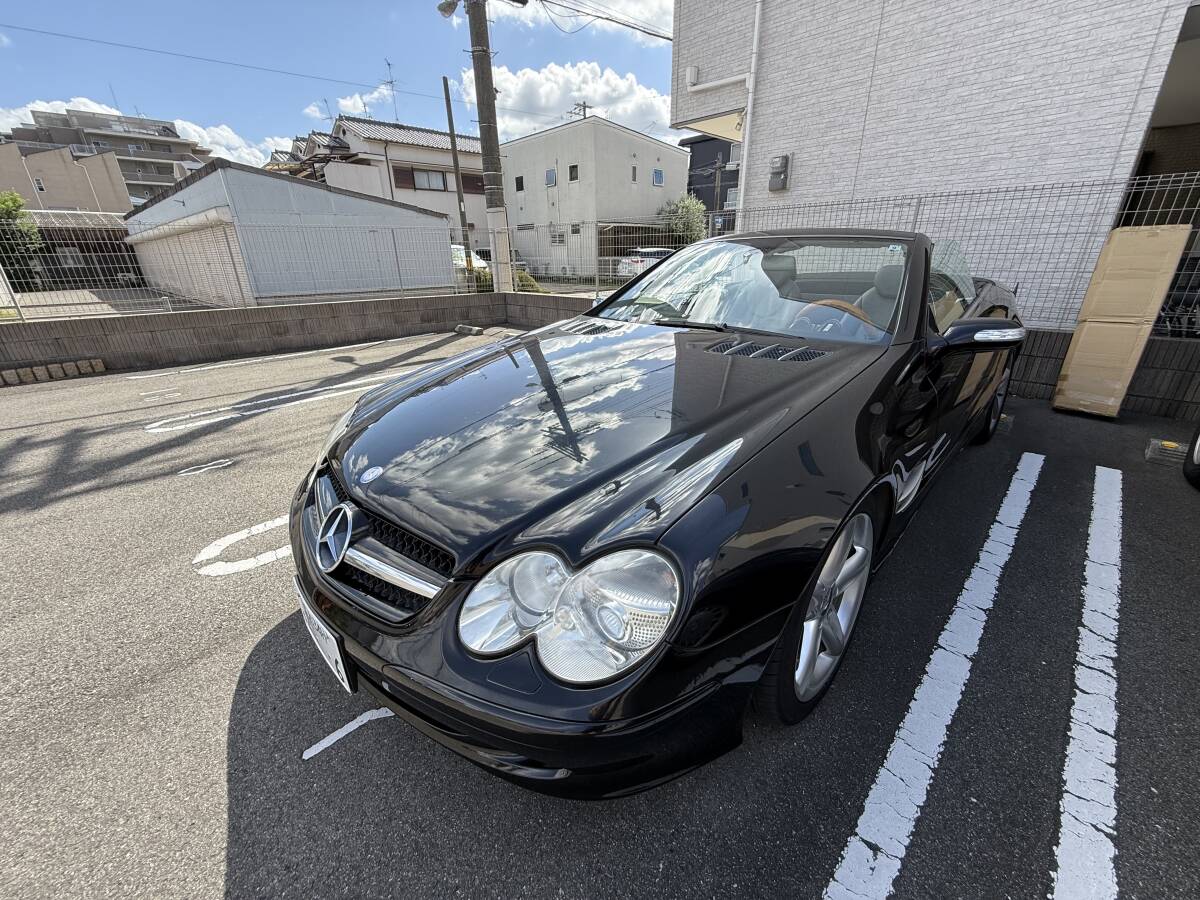2005年式 メルセデスベンツ R230 SL350 オブシディアンブラック ディーラー車 車検令和8年9月迄 美中古車 安心のバネサス拍卖