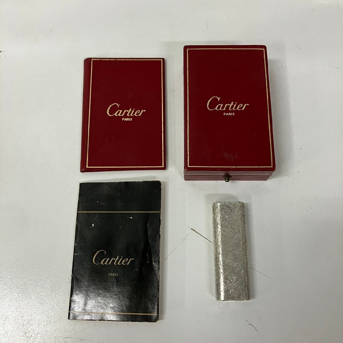 【中古品】『4-181』Cartier シルバーライター カルティエ オーバル マーブル拍卖