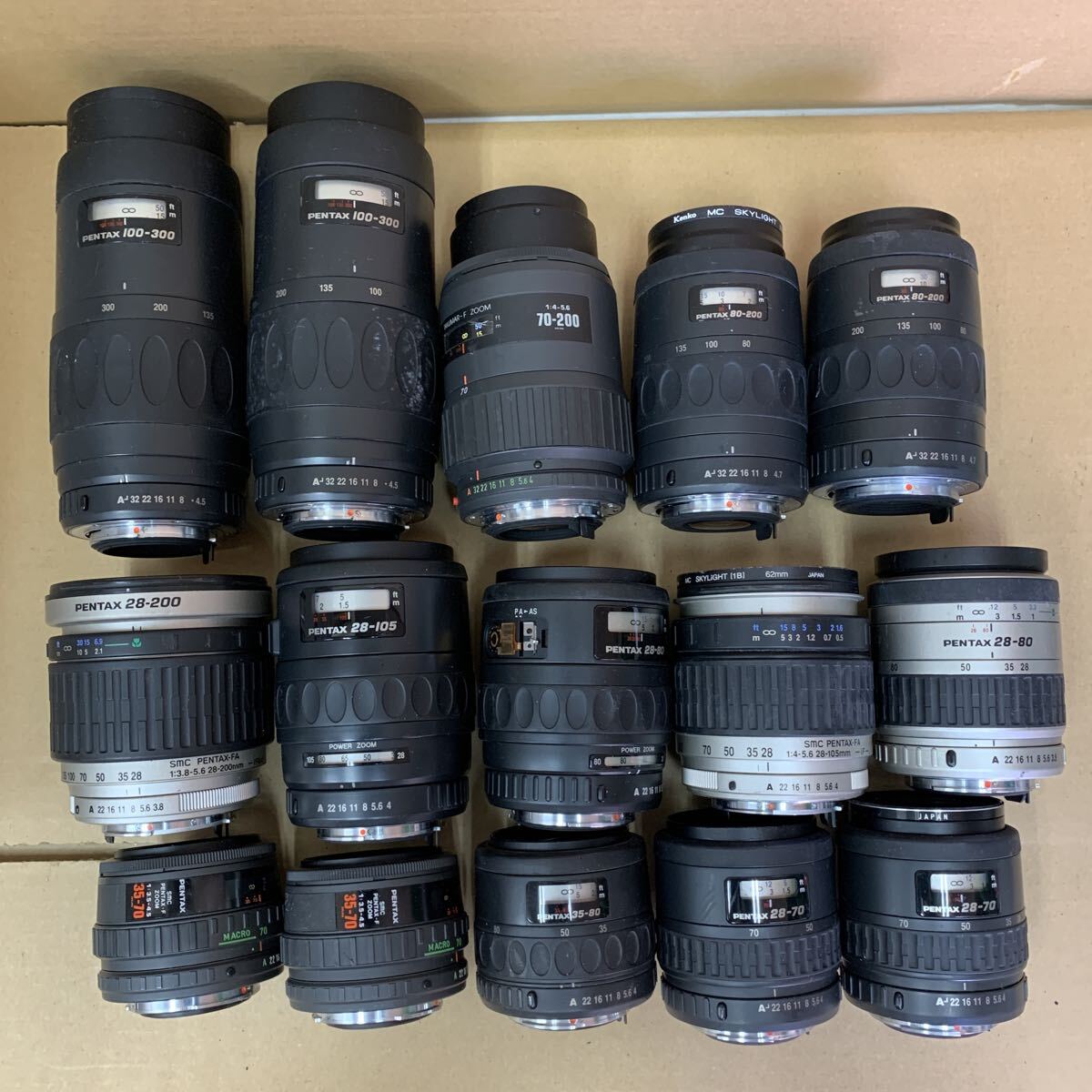 まとめて PENTAX ペンタックス カメラレンズ ペンタックス用 未確認 SET 113拍卖