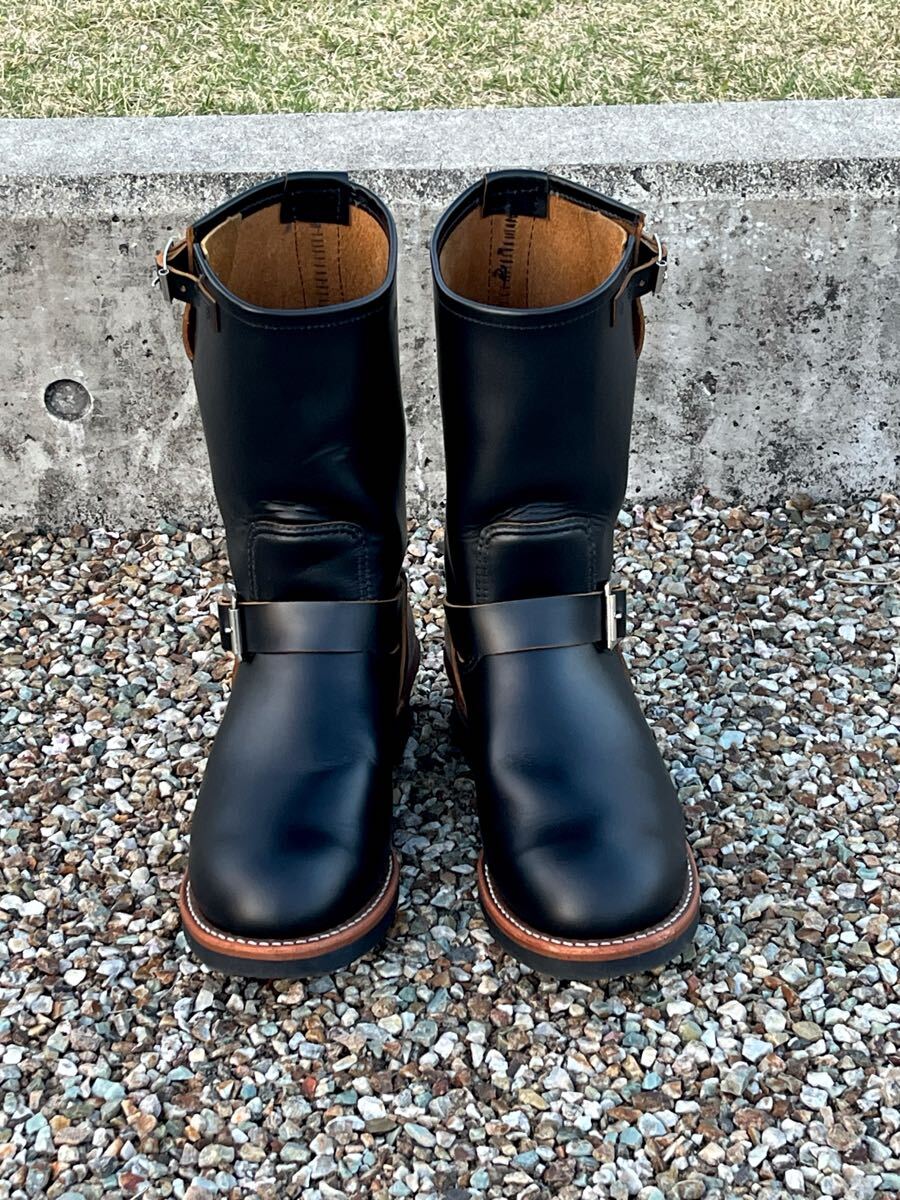 RED WING レッドウィング エンジニアブーツ ブラッククロンダイク 茶芯 2966 希少サイズ10D箱付き拍卖