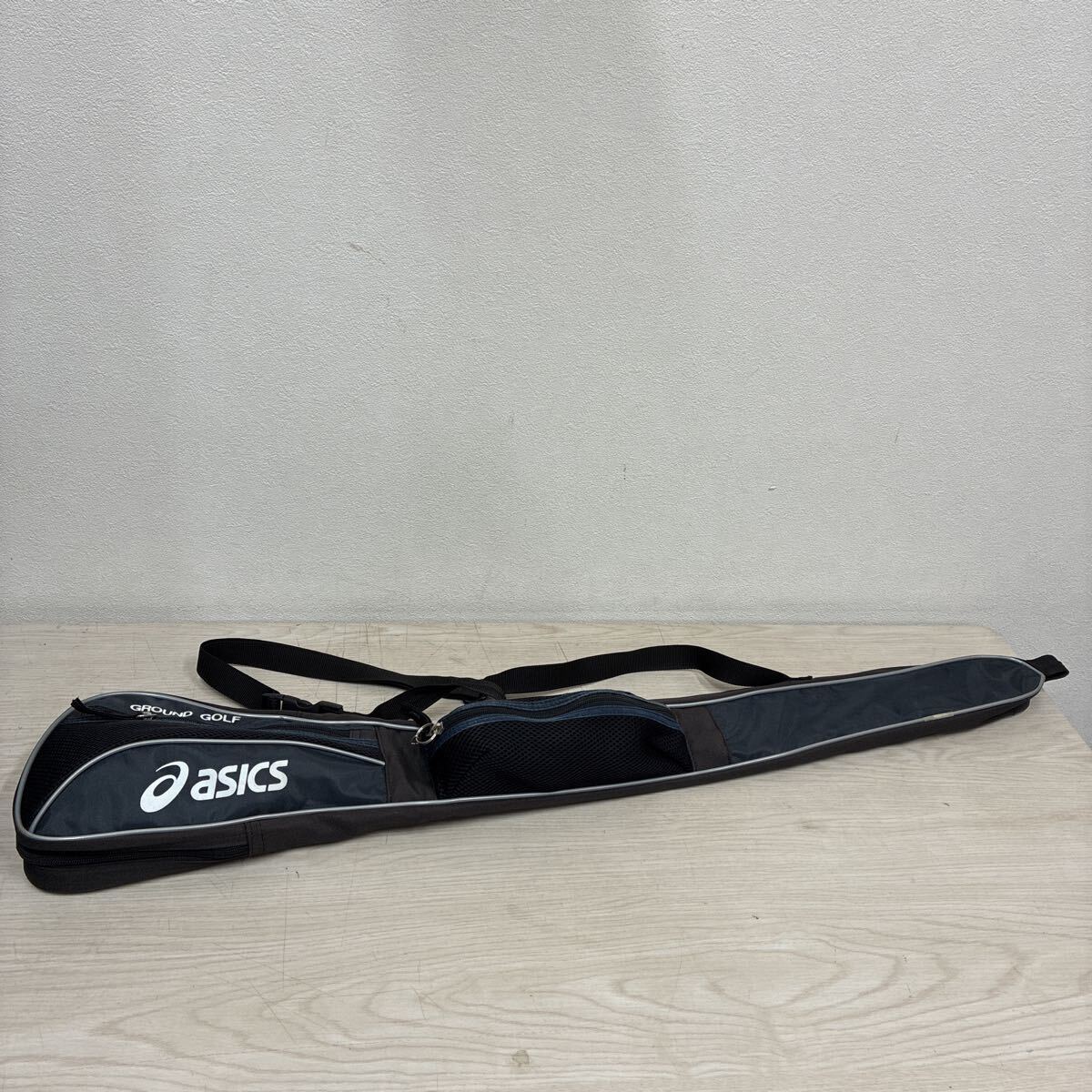 asics グランドゴルフクラブ ゲートボールスティック (CI-302)ケース付き拍卖