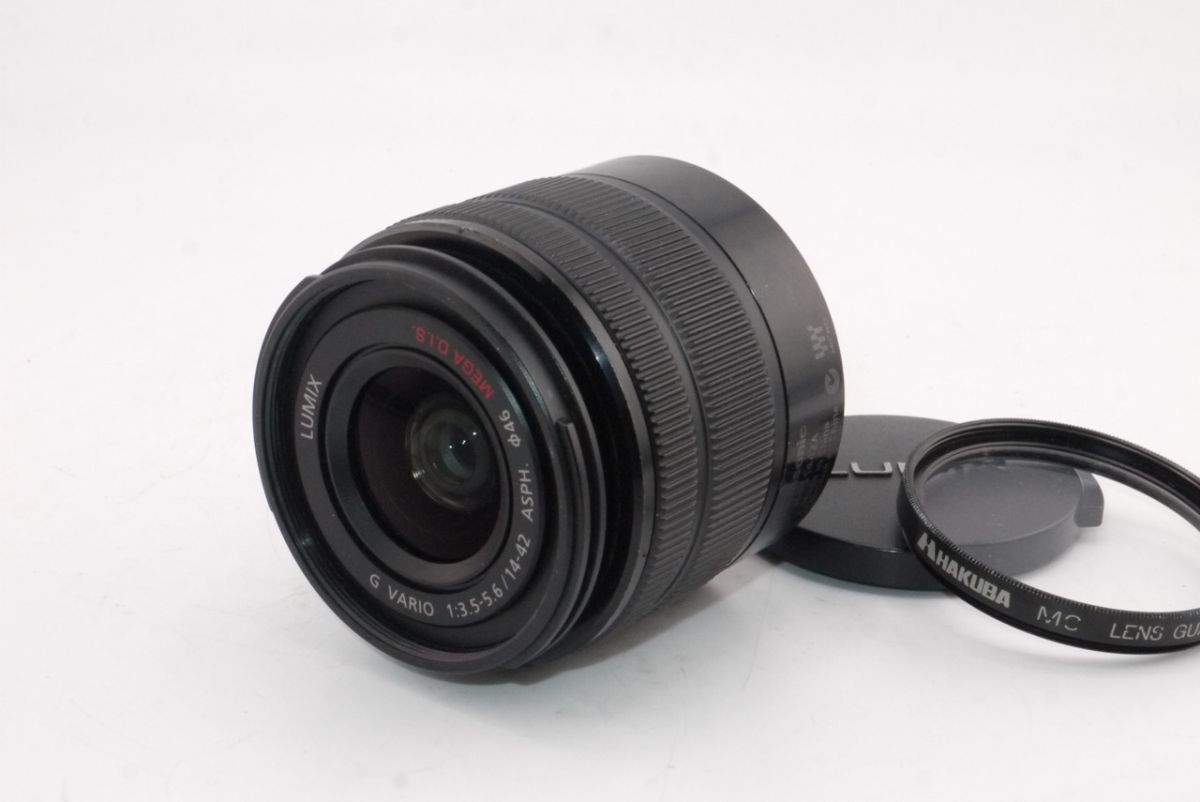 ★良品★パナソニック Panasonic LUMIX G VARIO 14-42mm F3.5-5.6 II ASPH. MEGA O.I.S. H-FS1442A マイクロフォーサーズ #2548 #0044拍卖