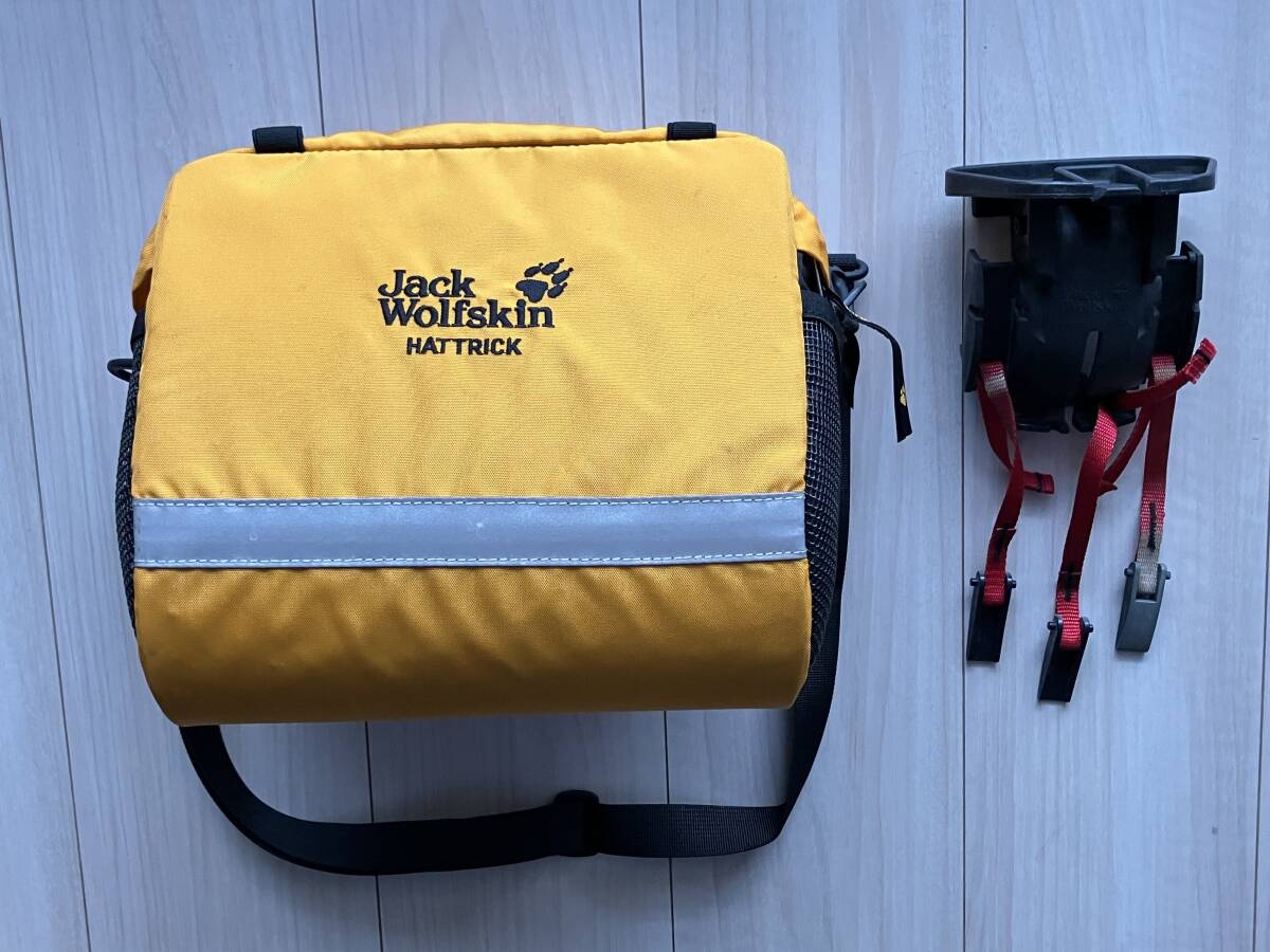 【廃番中古】Jack Wolfskin HATTRICK/自転車フロントバッグ/3WAY/ジャックウルフスキン/ハットトリック/MTBロードバイク【レア入手困難品】拍卖