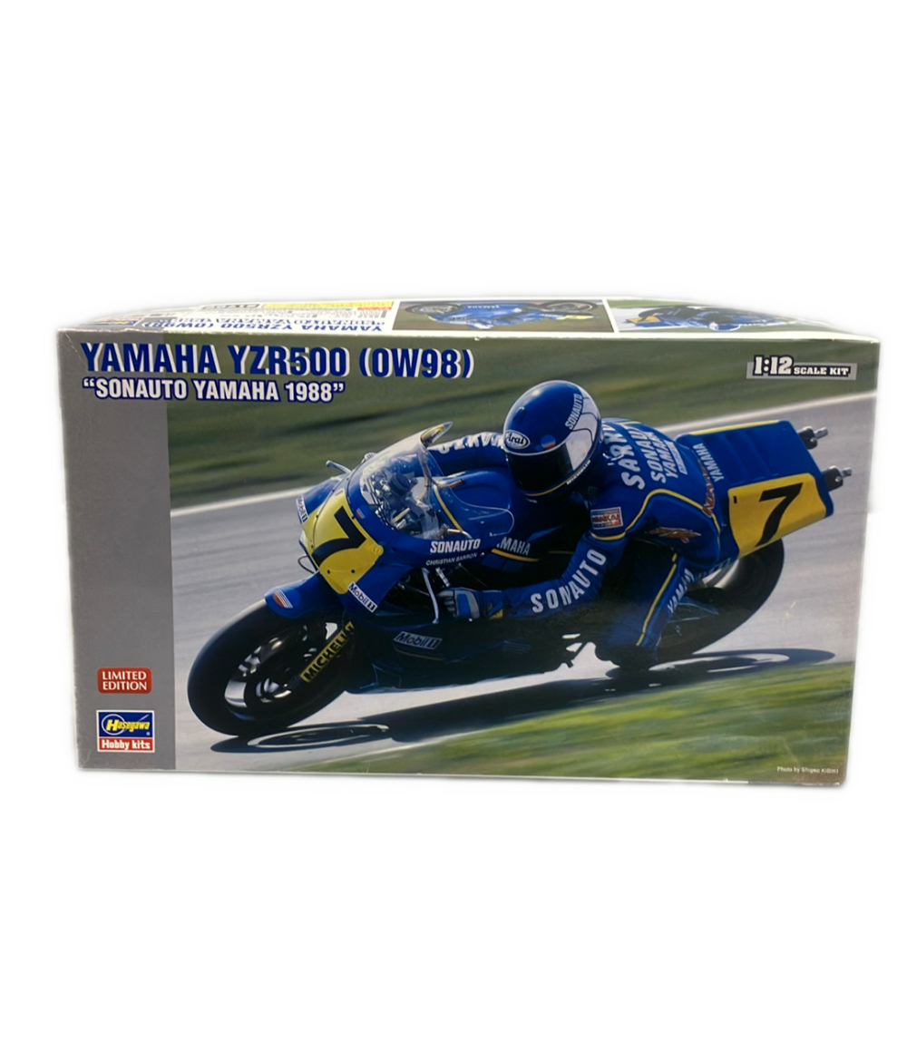 Hasegawa LIMITED EDITION 1/12 ヤマハ YZR500 (0W98) “ソノート ヤマハ 1988” プラモデル拍卖
