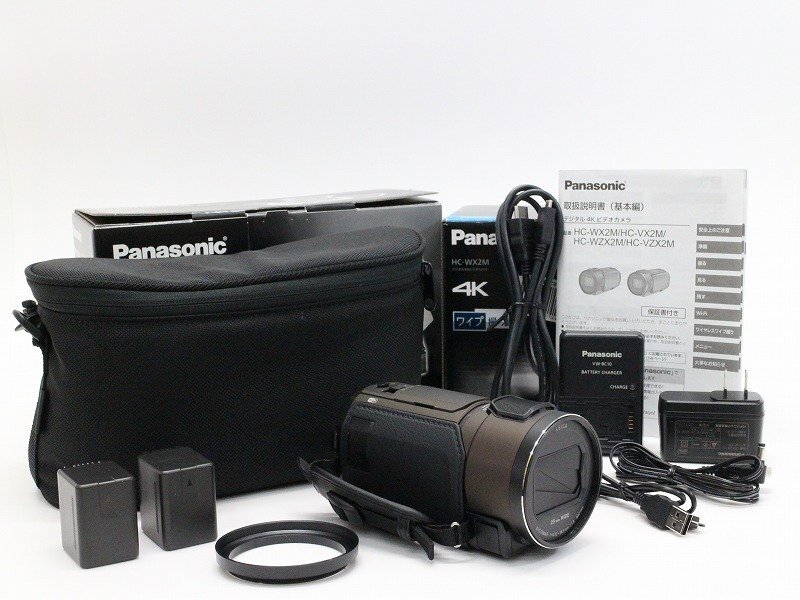 ●○【美品・元箱付】Panasonic HC-WX2M/VW-ACT380 4Kデジタルビデオカメラ アクセサリーキット パナソニック○●034112001m○●拍卖