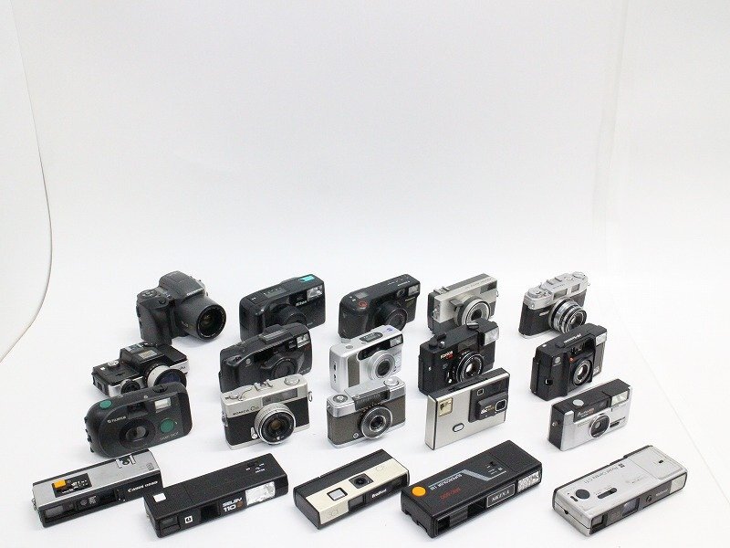 ●○OLYMPUS PEN-EE/Konica C35/ RICOH AUTO 35 他 コンパクトフィルムカメラ 20台セット○●826010906J○●拍卖