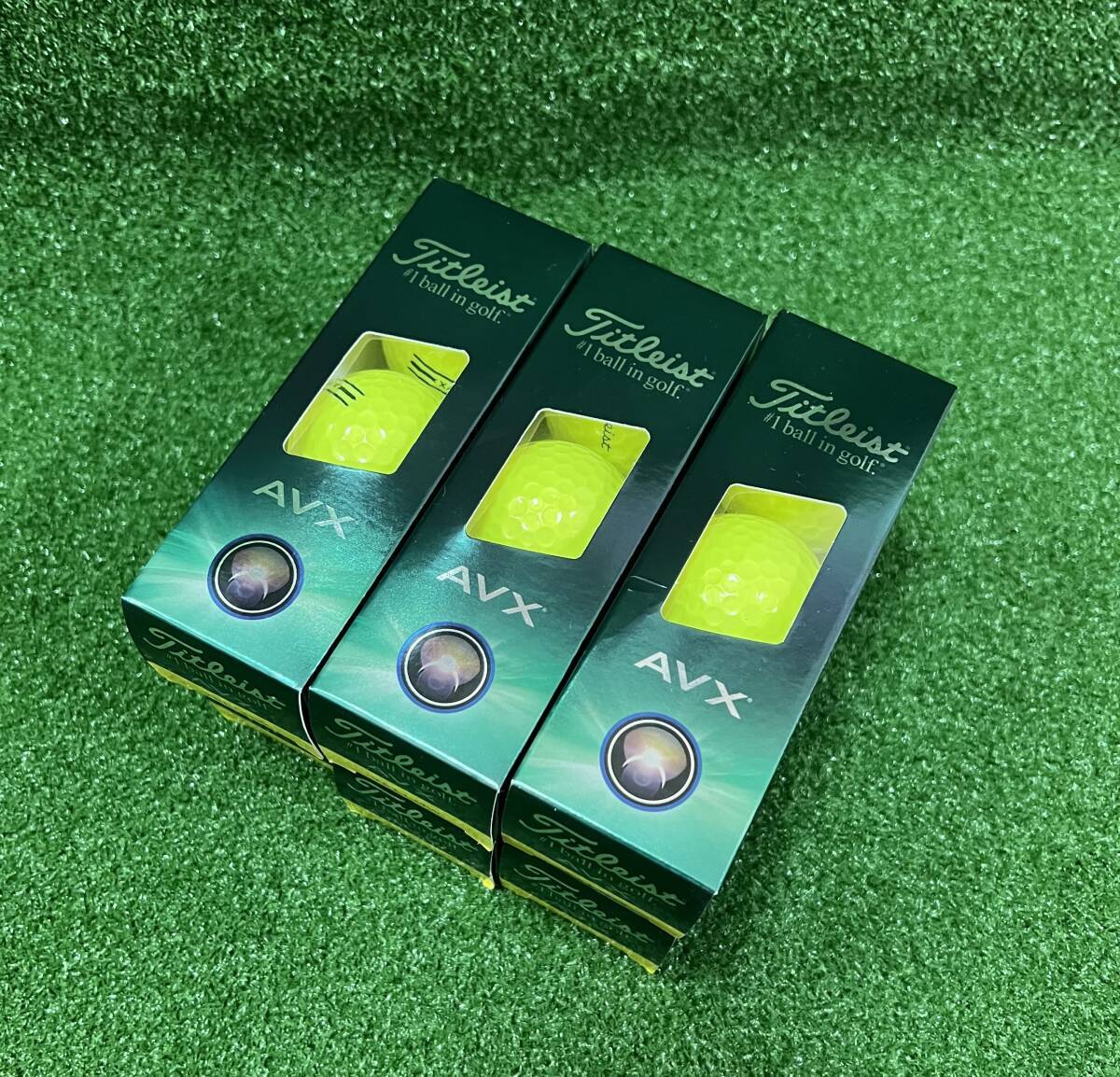 タイトリスト【Titleist】AVX【イエロー】新品正規品 24年モデル 6スリーブ拍卖