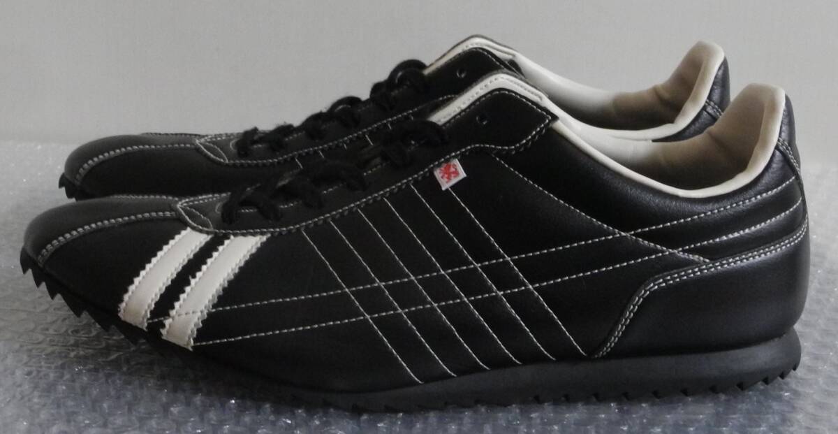 美品 日本製 シュリー JP27.5cm 26751 定価15,400円 patrick sully made in japan size44 ブラック 黒 パトリック拍卖