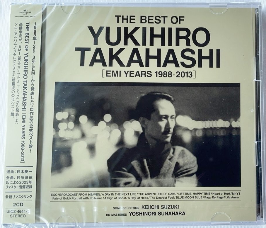 新品未開封2CD 高橋幸宏 THE BEST OF YUKIHIRO TAKAHASHI EMI YEARS 1988-2013 2023年リマスタリング UICZ-4644/5 OTO-20 20260426拍卖