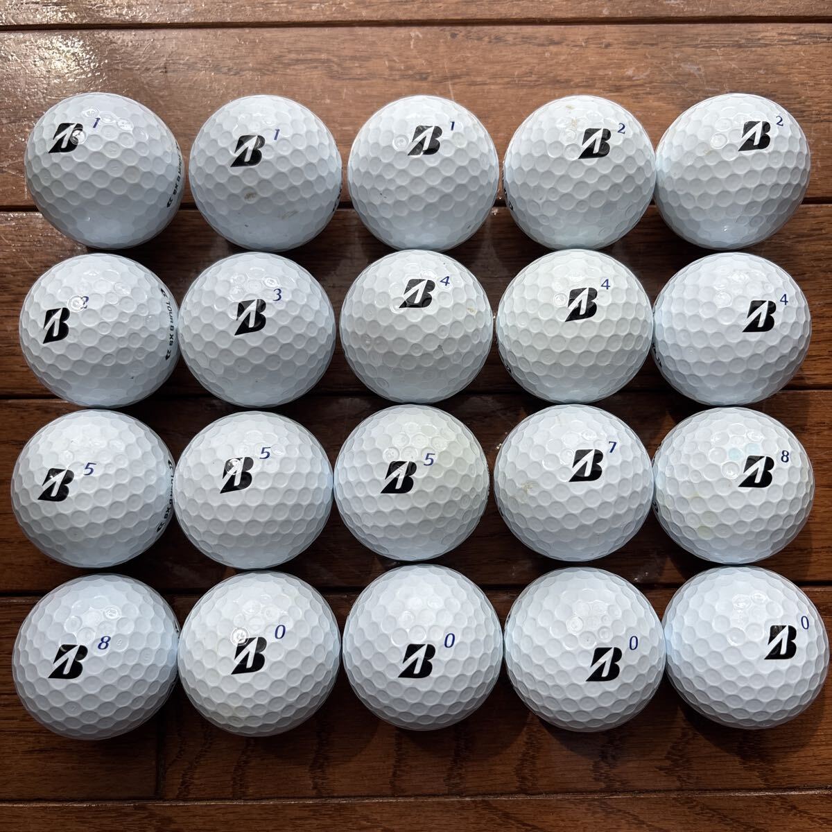 ロストボール ブリヂストン BRIDGESTONE TOUR B XS 2024モデル 20個マジックラインなし拍卖