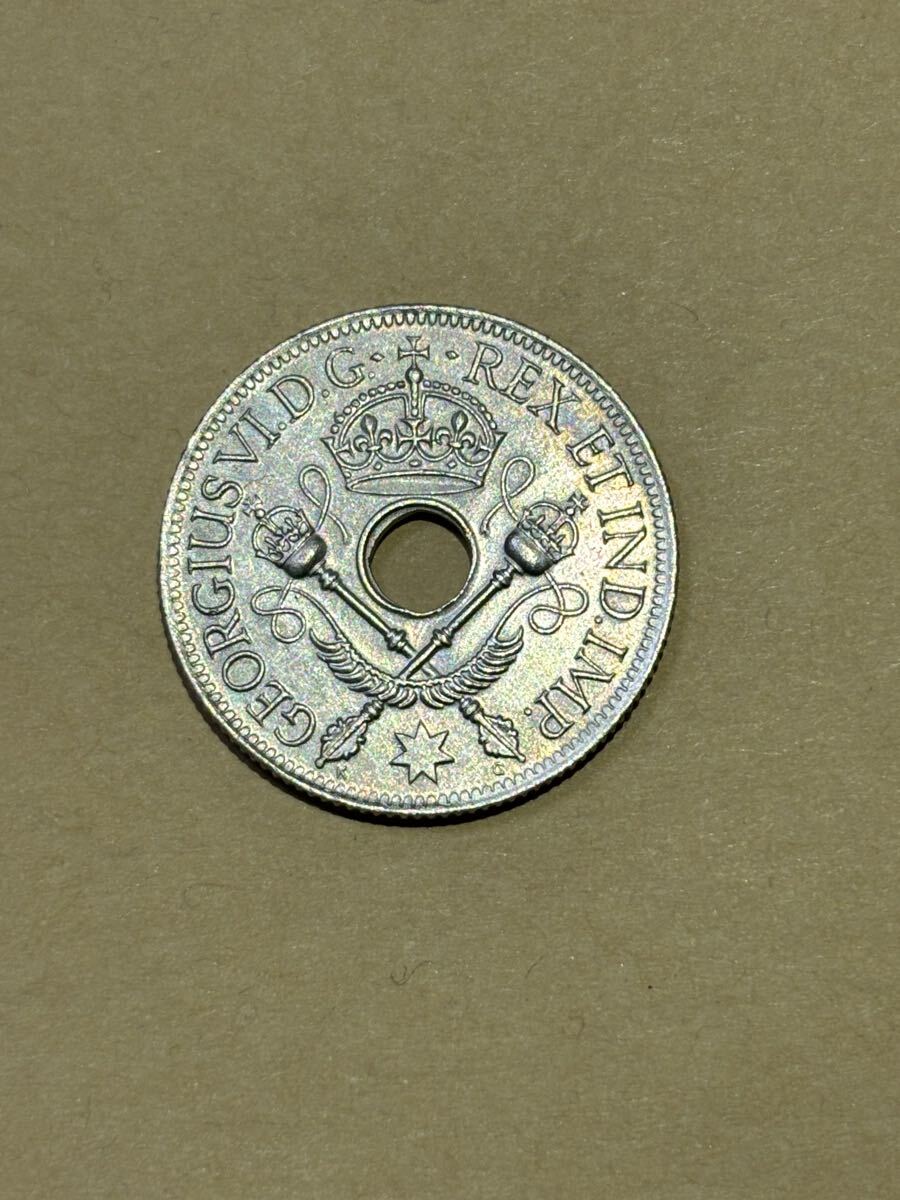 1円スタート ニューギニア 1シリング銀貨 1945年 古銭 オセアニア 外国コイン 約5.4g 4/20終了拍卖