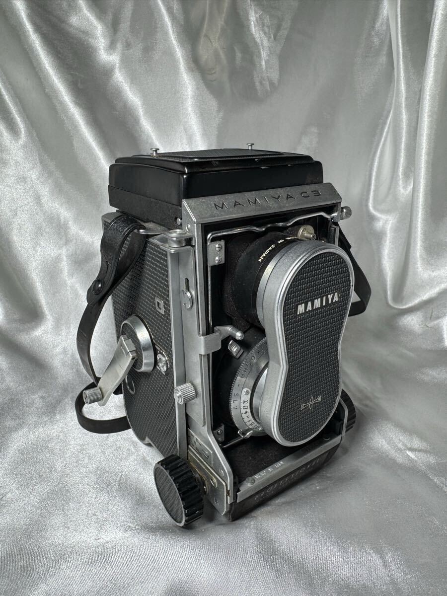 【希少/動作未確認】Mamiya マミヤ C3 Professional 二眼レフ 中判カメラ / MAMIYA-SEKOR 80mm F2.8 現状品拍卖