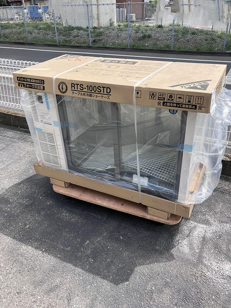 即決 未使用/未開封品 2022年製 ホシザキ テーブル形冷蔵ショーケース RTS-100STD 100V 幅1000 奥行450 高さ800 スライド扉 厨房 業務用 拍卖