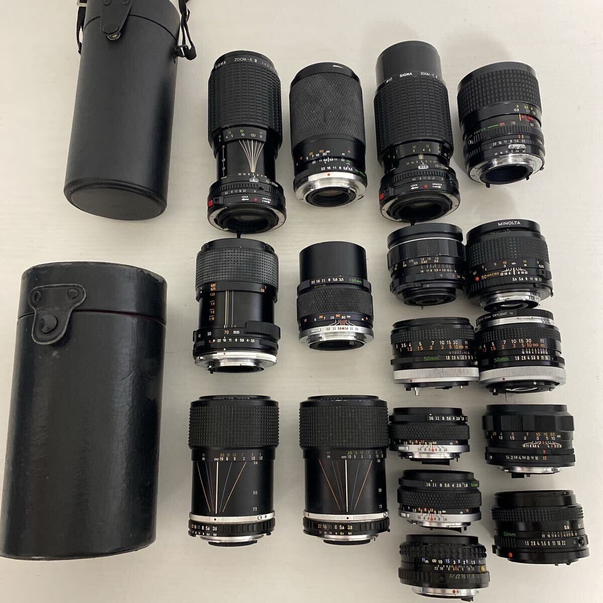 まとめ8 Canon キャノン Nikon ニコン Olympus オリンパス MF カメラ レンズ 17本セット #B3588拍卖