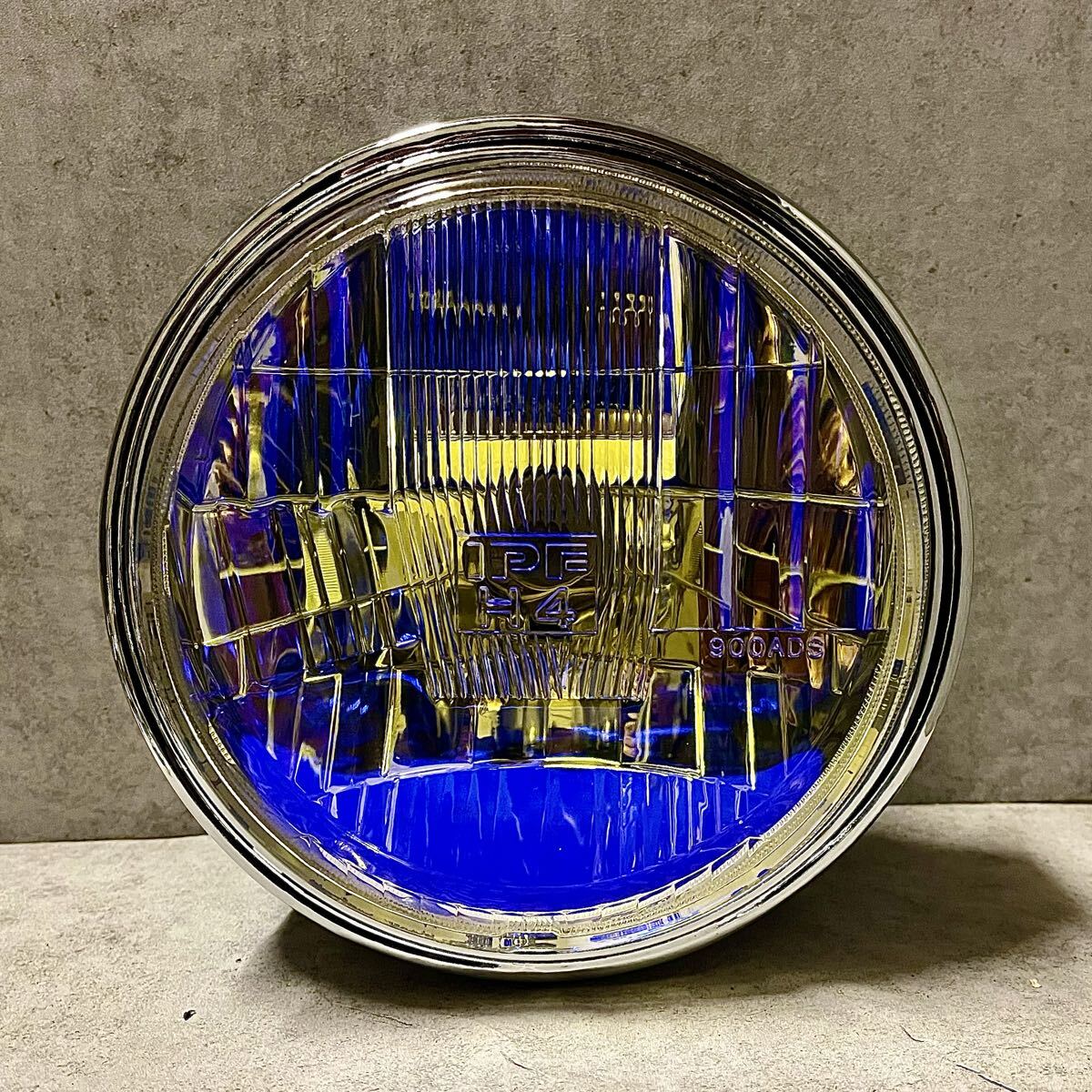 市川プレス工業 IPF ゴールドレンズ ヘッドライト 当時物 180パイ Z1 Z400FX CBX CB750F GSX400F マーシャル CIBIE シビエ 750RS XJ400拍卖