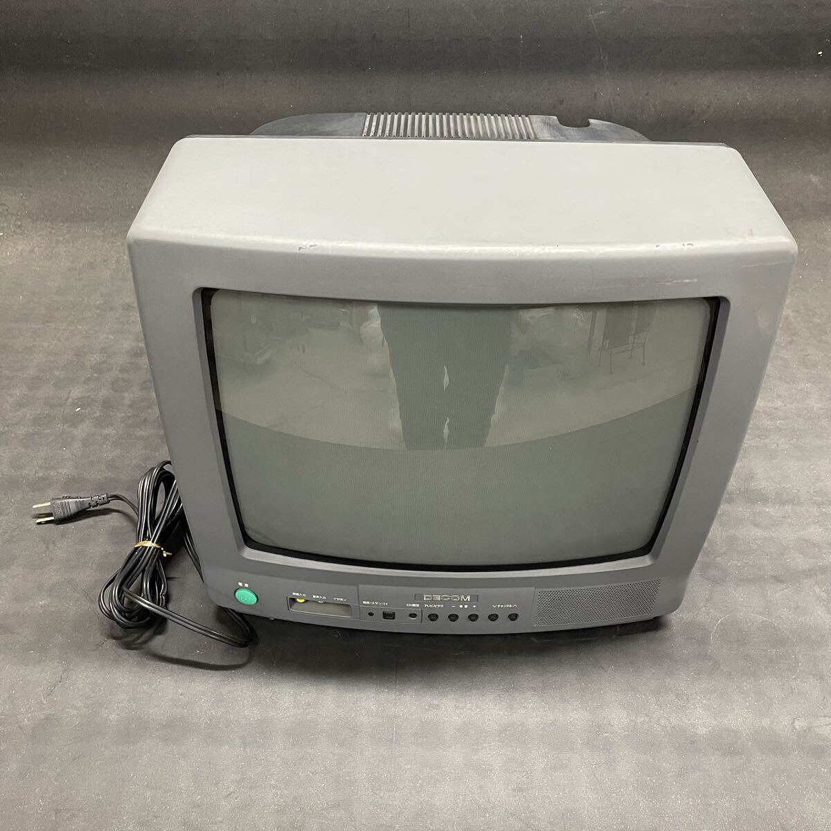 H4594 大宇 CTV-114G ブラウン管カラーテレビ 幅約36㎝ 奥行き約36㎝ 高さ約34㎝ 砂嵐確認済 拍卖