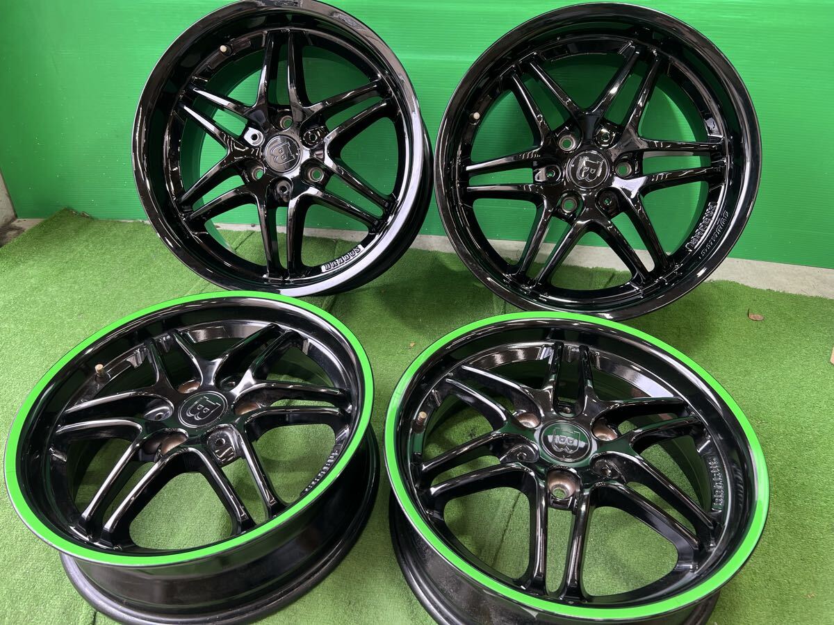 ★スマート フォーツー 451 ブラバス モノブロックⅦ★純正ホイール4本セットフロント16in リヤ17in Smart BRABUS Monoblock Ⅶ★中古品★拍卖