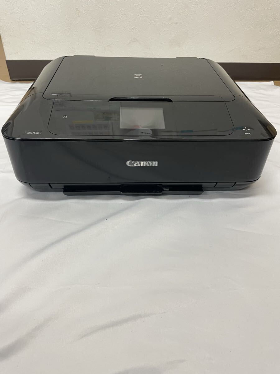 Canon PIXUS MG7530 通電確認済み 液晶表示OK Wi-Fi NFC インクジェットプリンター ジャンク拍卖