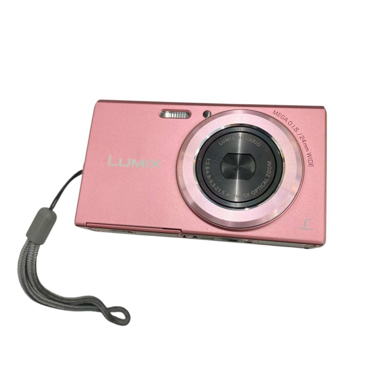 186000 動作未確認 Panasonic パナソニック デジタルカメラ LUMIX DMC-FH10 ピンク拍卖