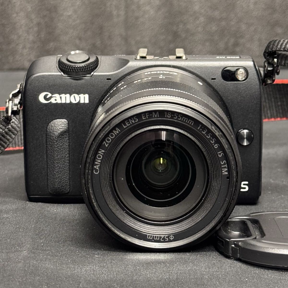 Canon キヤノン EOS M2 ミラーレス 一眼 ボディ EF-M 18-55mm 1:3.5-5.6 IS STM 18-55mm レンズ 一眼レフ カメラ DS126471 キャノン 169拍卖