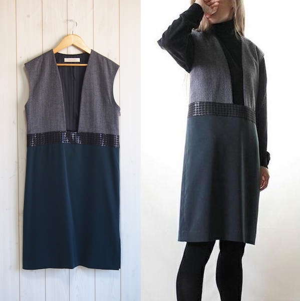 rukkilill ルッキリル バイカラースリットワンピース拍卖