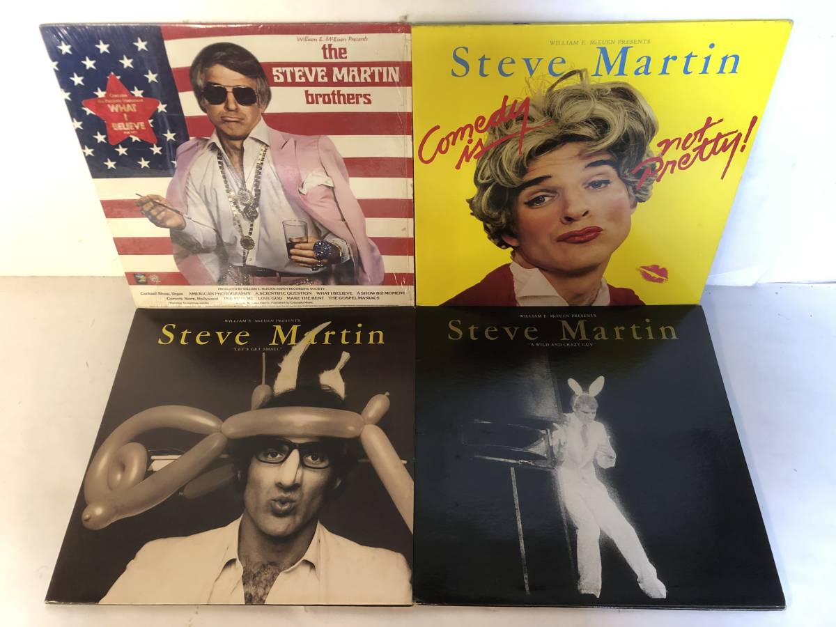 10410S 輸入盤 12LP★STEVE MARTIN 4点セット★THE STEVE MARTIN BROTHERS/COMEDY IS NOT PRETTY!/LET'S GET SMALL/A WILD AND CRAZY GUY拍卖