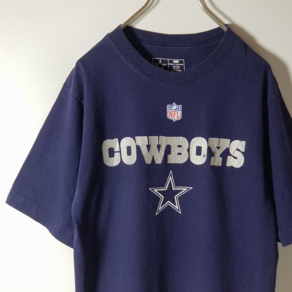 NFL ダラス・カウボーイズ Tシャツ Sサイズ ネイビー 紺色 US古着拍卖