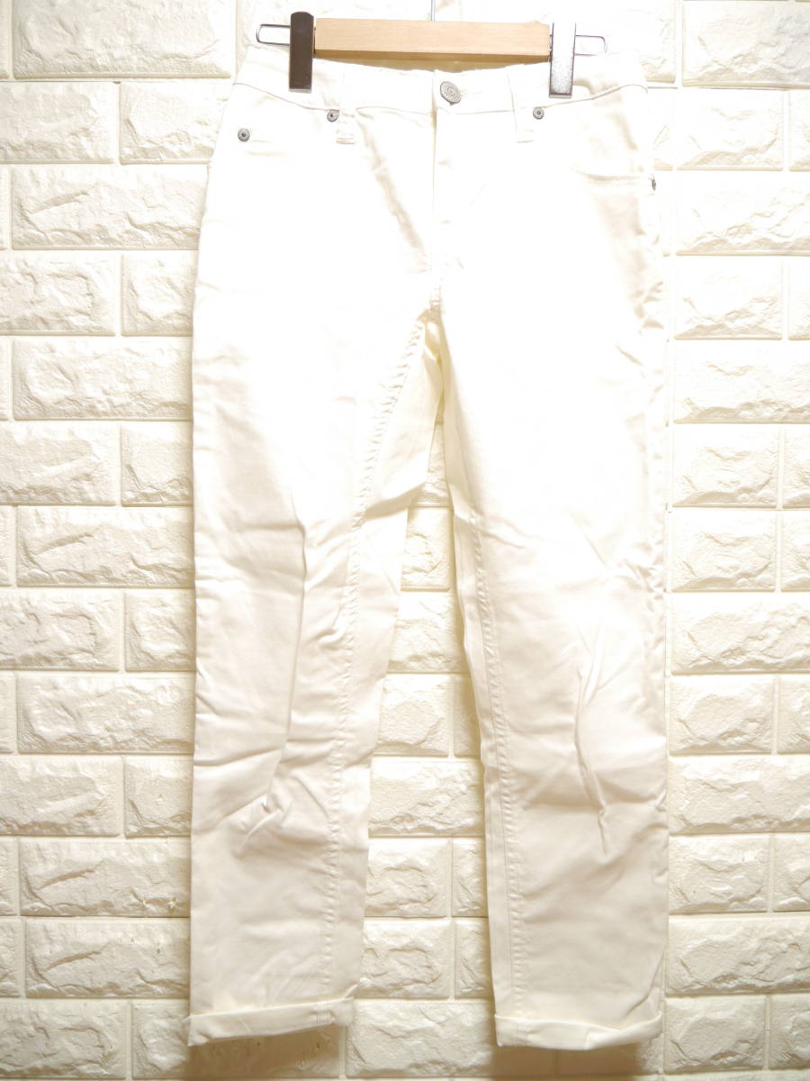 A170 ◇ VICKY JEANS | ビッキージーンズ ストレートパンツ 白 中古 サイズ0拍卖