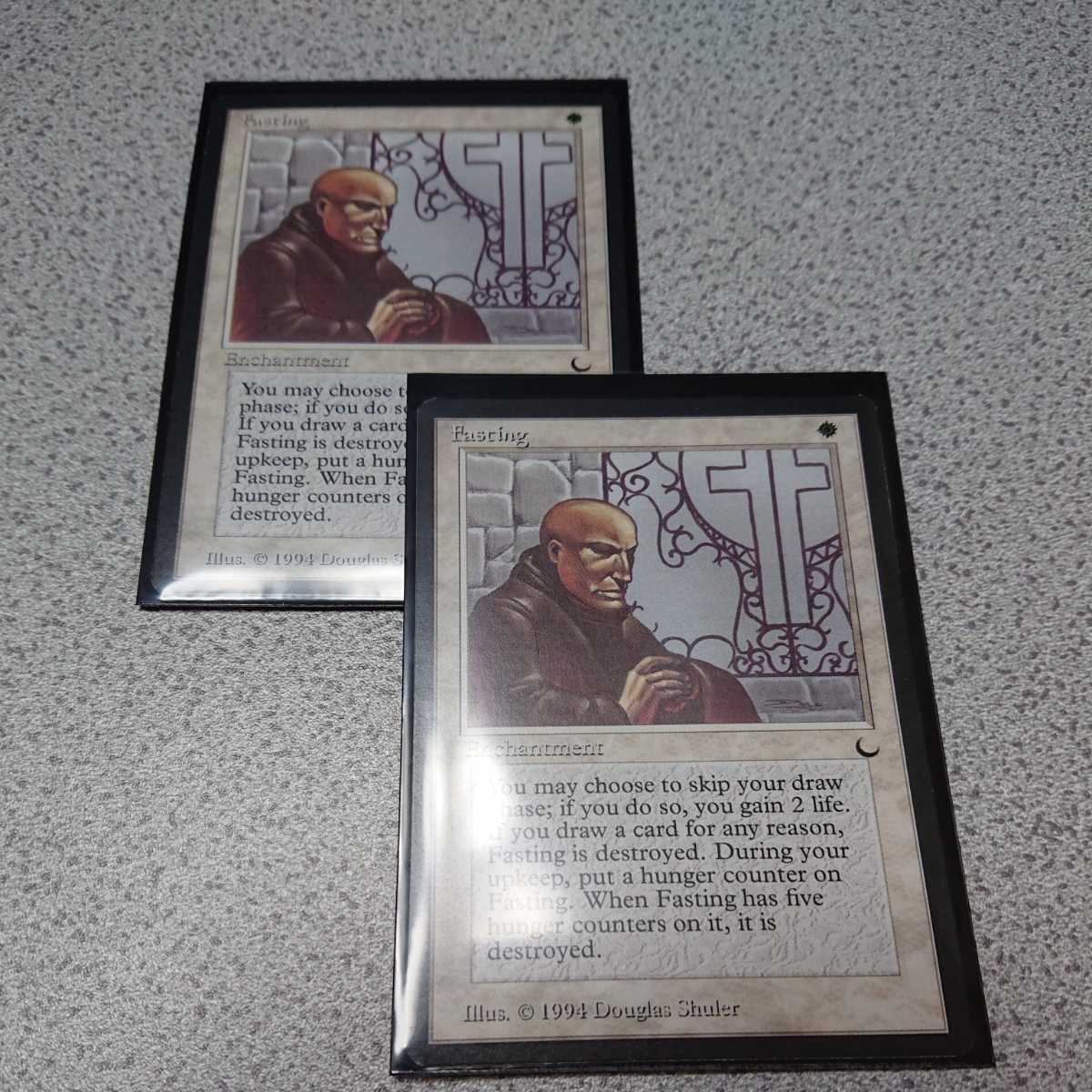 MTG DRK Fasting 英語 二枚セット 即決拍卖