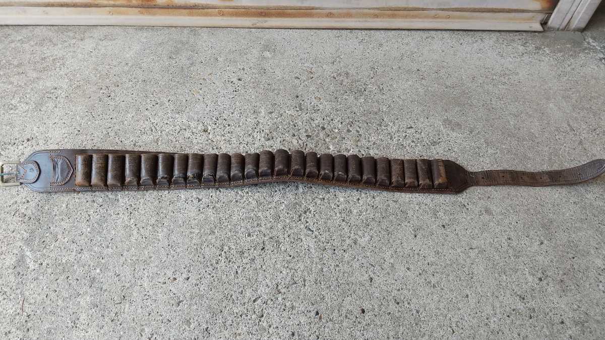薬莢ベルト 古い ベルト セーフガンマン インデアン アンティーク レトロ 当時物 拍卖