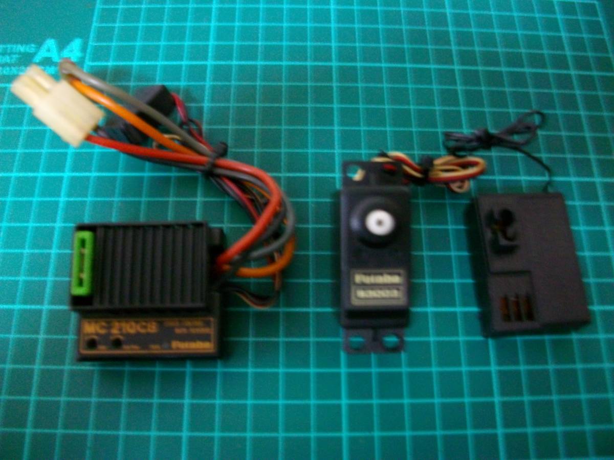 【激安目玉商品】フタバ アンプ/サーボセット(MC210CB)クリスタル無 簡易通電動作確認済 一応ジャンク扱 レターパック送料一律!!拍卖