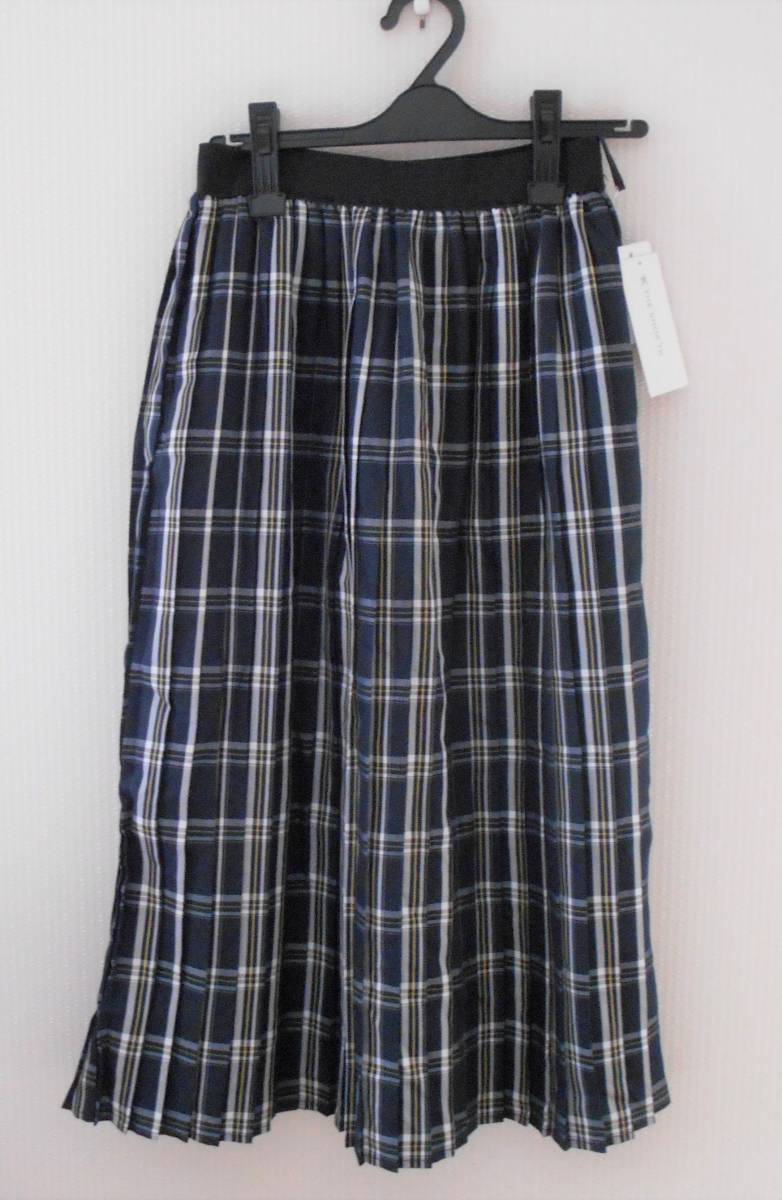 【新品】50%オフ THE SHOP TK レディース スカート Sサイズ プリーツ チェック 定価4500円拍卖