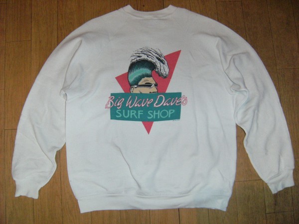 昭和レトロ アメリカ製★CRAZY SHIRT HAWAII SURF SHOP トレーナー★ハワイ サーフィン ロカビリ ビーバップハイスクール ヤンキー 暴走族拍卖