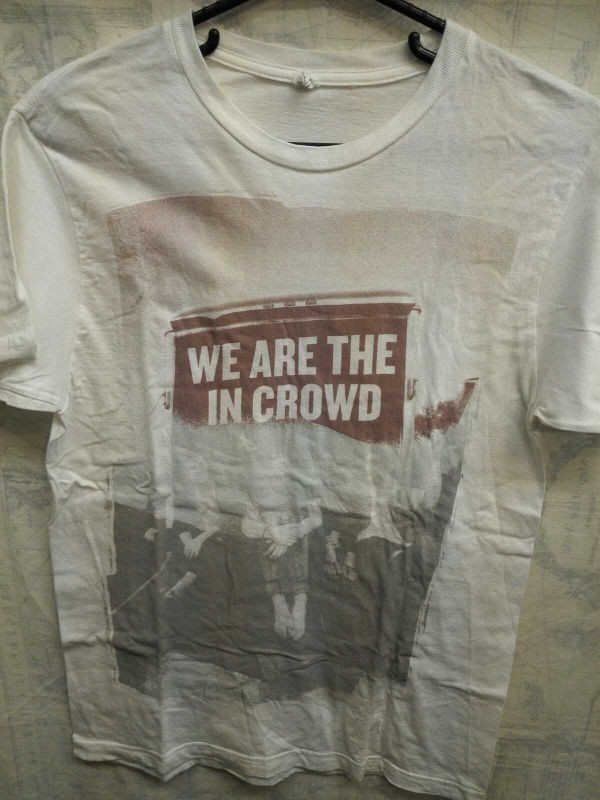 00012 バンドTシャツ ウィアージインクラウド 白 WE ARE THE IN CROWD拍卖