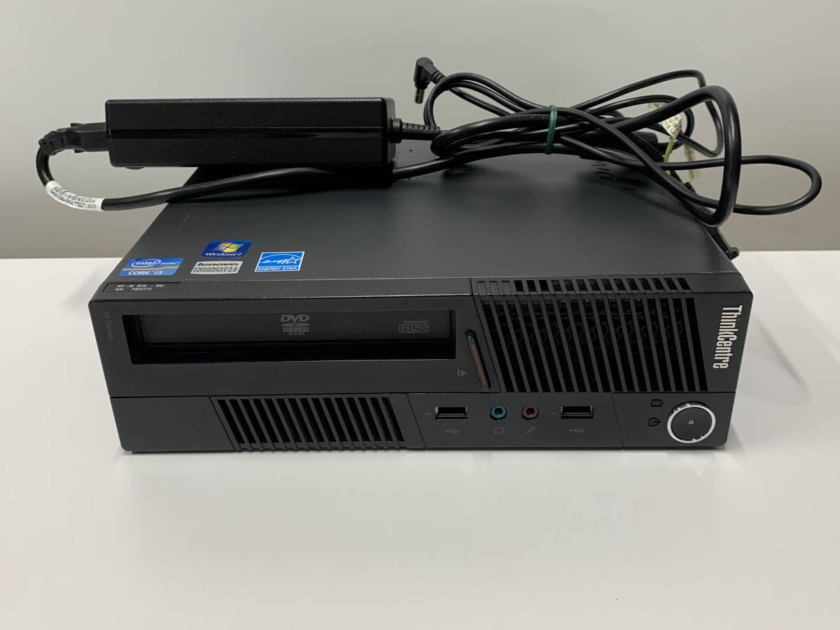 A18004)大容量 lenovo ThinkCentre M91 PC本体搭載Intel Core i3-2120 3.30GHz/4GB/1500GB/DVD/Office/Win10 Pro 64Bit 現状品拍卖