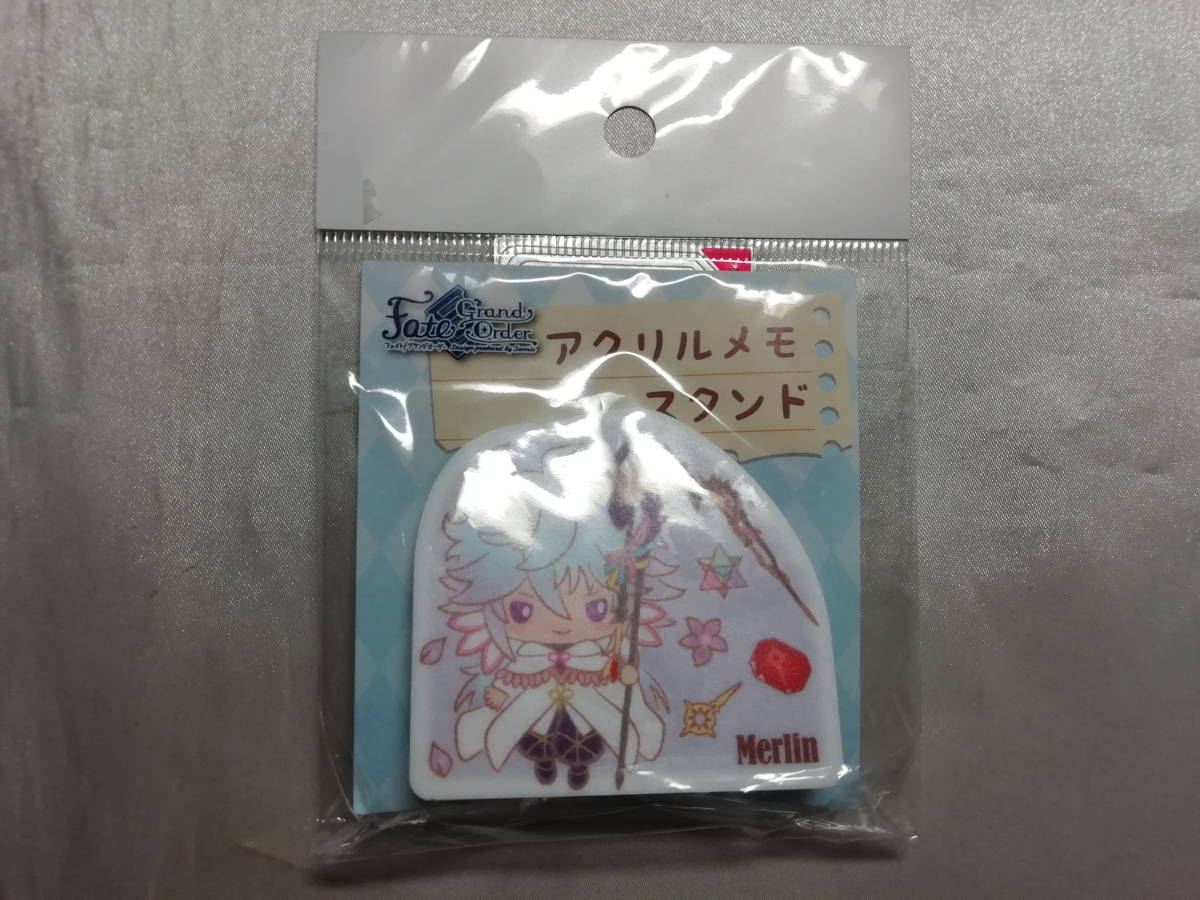 未開封品 Fate/Grand Order×サンリオ キャスター/マーリン Design produced by Sanrio アクリルメモスタンド拍卖