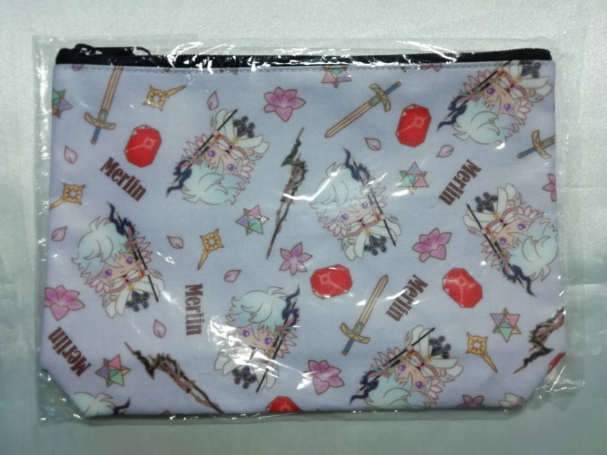 未開封品 Fate/Grand Order×サンリオ キャスター/マーリン Design Produced by Sanrio ポーチ拍卖