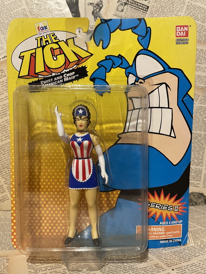 ☆The Tick/ティック/アクションフィギュア④即決ビンテージUSA/コミックヒーロー未開封BANDAI☆拍卖