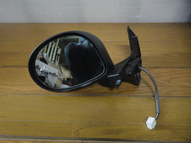 日産 モコ MG22S 純正ドアミラー左 バック サイド 助手席側 電格/電動 Z7T パールホワイト 【スズキ MRワゴン MF22S拍卖