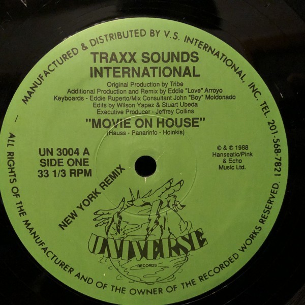 Traxx Sounds Int'l / Movie On House拍卖